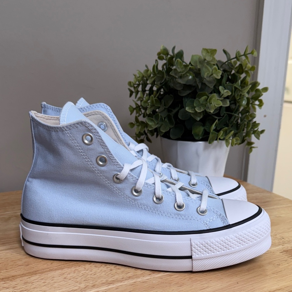 Converse Light Blue High-Top Sneakers
